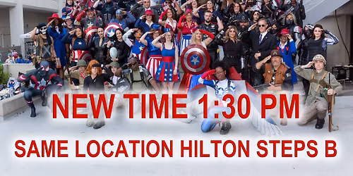 Captain America and Company Dragon Con Photo Shoot 2026