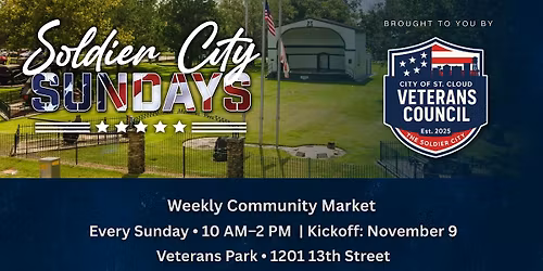Soldier City Sundays - Community Market