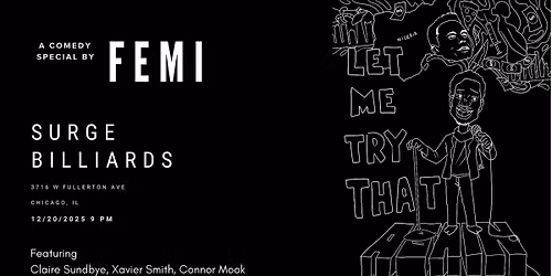 Let Me Try That Again : A Comedy Special by Femi