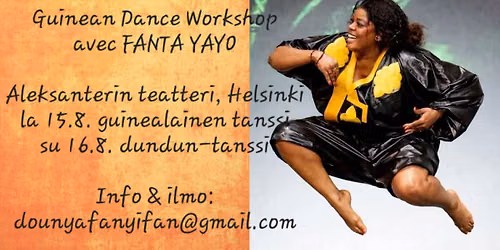 Guinean Dance Workshop avec Fanta Yayo (GUI \/ SWE)