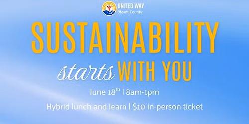 Sustainability Starts with You Workshop