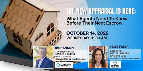 The New Appraisal Is Here