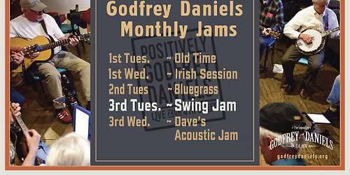 \ud83c\udfb7\ud83c\udfb9 \ud83c\udfb8 Third Tuesday Free Swing Music Jam 