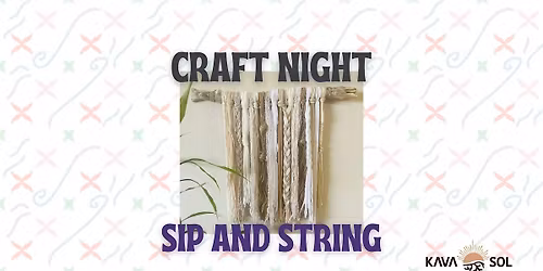 Sip & String: Boho Wall Hanging