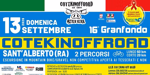 16\u00b0 GRANFONDO - COTEKINOFFROAD