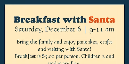 Breakfast with Santa 