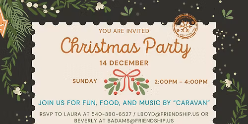 Friends and Family Christmas Party