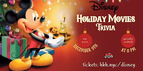 TIPSY TRIVIA MIDTOWN: Disney Holiday Movies
