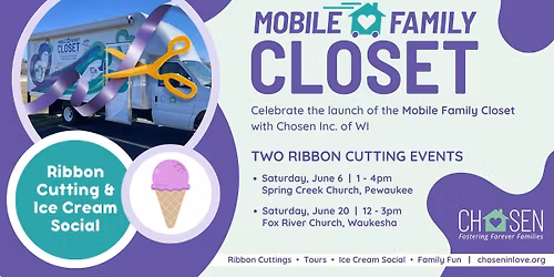 Mobile Family Closet Ribbon Cutting Fundraiser