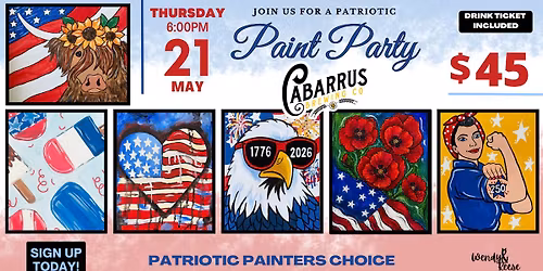Painters Choice Party at Cabarrus Brewing Company