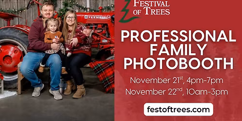 Professional Christmas Photo Booth- Festival of Trees