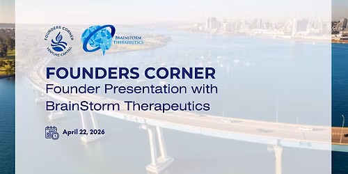Founders Corner Pitch - Brainstorm Therapeutics