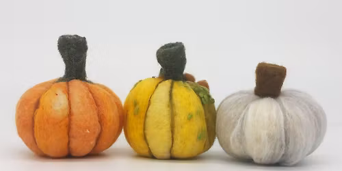 Needle Felted Pumpkins