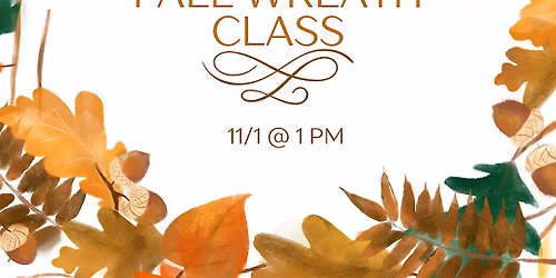 Fall Wreath Class