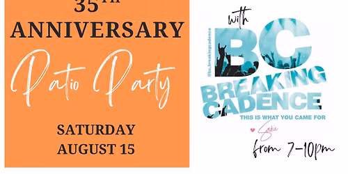 35th Anniversary Patio Party