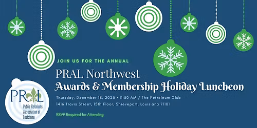 PRAL Northwest Awards & Membership Holiday Luncheon