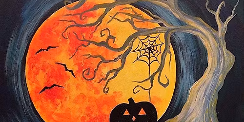 Encore Paint & Sip - Halloween Moon  2.0