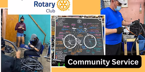 Cosmo Rotary Volunteer Event: Working Bikes