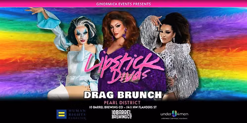 Portland Pride Drag Brunch - Lipstick Divas