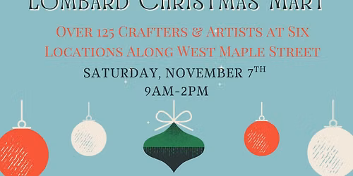 Lombard Christmas Mart 2026