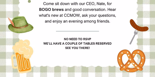 What's Brewing: CCMOW Updates