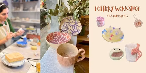 Handbuilding pottery workshop for kids and parents in Haarlem