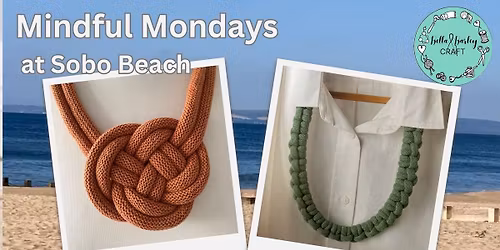 Chunky macram\u00e9 jewellery workshop