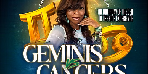 Gemini vs Cancer  Soulful Saturdays June 20 at Dolce Lounge