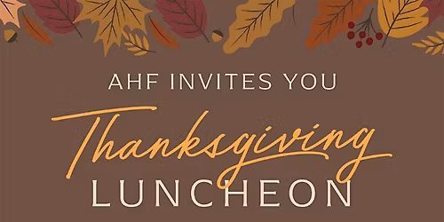 Ft. Lauderdale AHF Thanksgiving