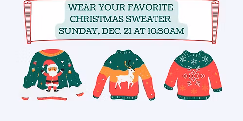Christmas Sweater Sunday