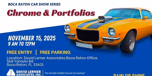 Chrome & Portfolios Car Show