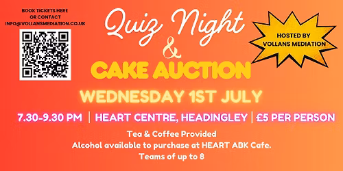 Quiz Night and Cake Auction