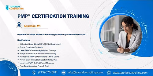 PMP\u00ae Certification for Working Professionals in Appleton, WI