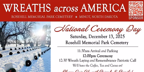 WREATHS ACROSS AMERICA NATIONAL CEREMONY DAY