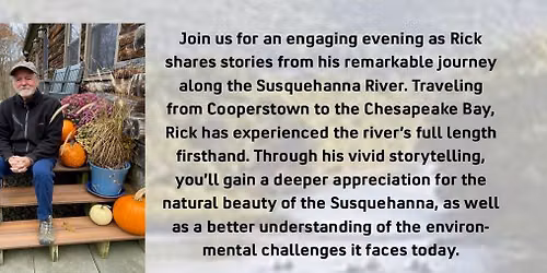 An evening with Rick Marsi "My Susquehanna"