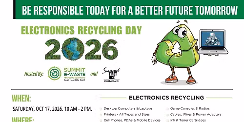Sugarcreek Fall 2026 Electronics Recycling Day