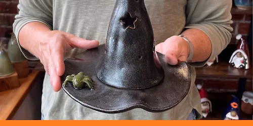 Witches Hat Candle\/Incense Holder: An Intro to Handbuilding Class | Fri Sep 25th 5-7:30pm