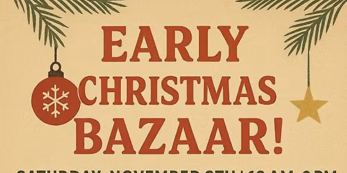 St. James Brampton Christmas Bazaar!