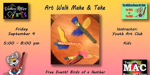 Art Walk Make and Take 9-4