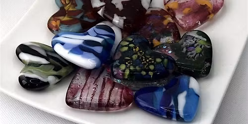 Fused Glass Heart workshop
