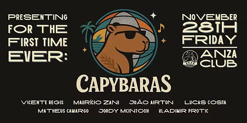 Capybaras at The Anza Club