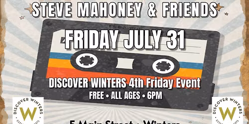 Steve Mahoney & Friends at Discover Winters 4th Friday Event