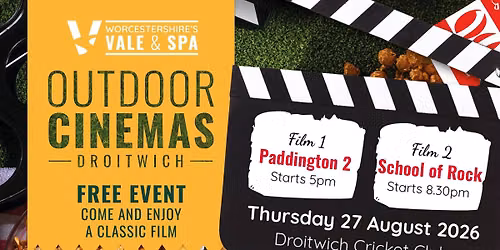 Free Outdoor Cinema - Droitwich Spa