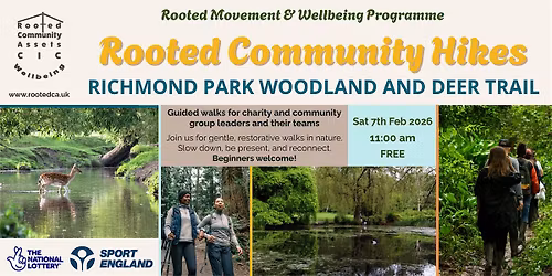 Rooted Community Hike 1: Richmond Park Woodland Gardens & Deer Trail