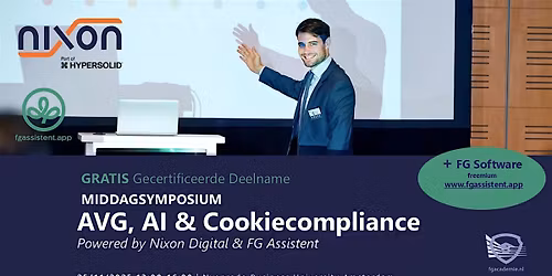 Middagsymposium: AVG, AI & Cookiecompliance