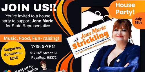 House Party to Support Jenn Marie Strickling for State Representative!