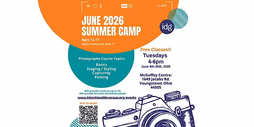 IDG's Photography Summer Camp for Youth