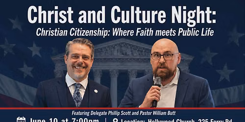 Christ and Culture Night: Christian Citizenship