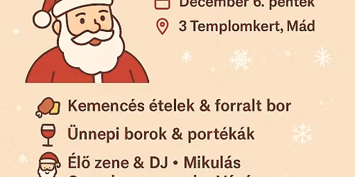 Santa Claus Night Bazaar \u2013 Mikul\u00e1sv\u00e1s\u00e1r M\u00e1d