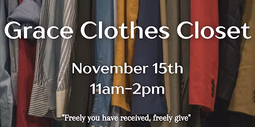 Grace Clothing Closet